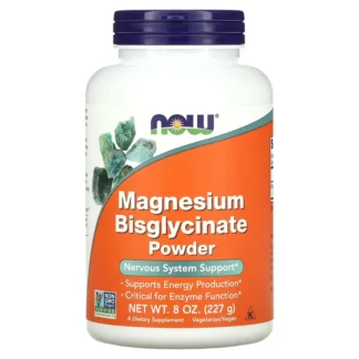 NOW Foods Magnesium Bisglycinate — poudre