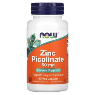 Flacon NOW Foods Zinc Picolinate 50 mg