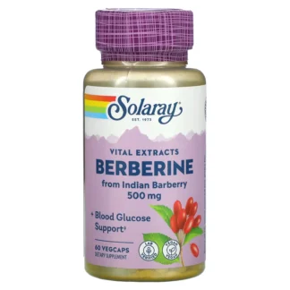 Flacon Solaray Berbérine Vital Extracts 500 mg