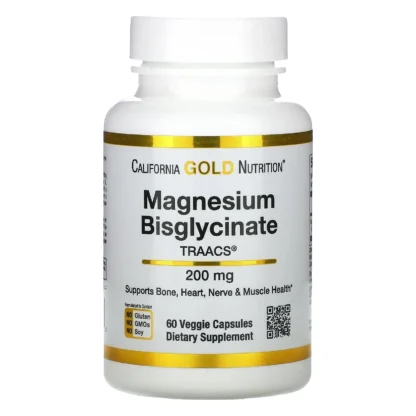 California Gold Nutrition Magnesium Bisglycinate 60 capsules
