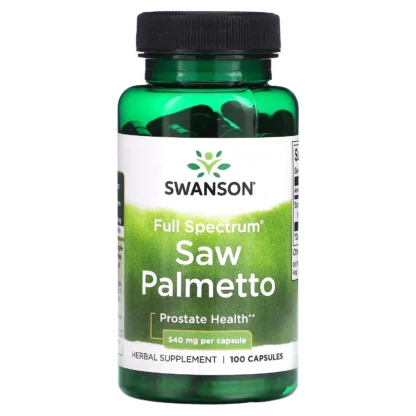 Flacon Swanson Saw Palmetto (chou palmiste) 540 mg