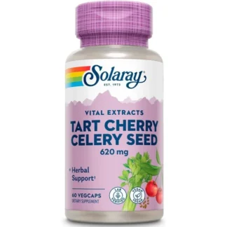 Flacon Solaray Tart Cherry Celery Seed 620 mg